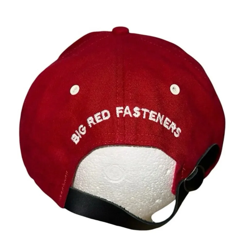 Big Red Fasteners BRF Wagon Red‎ Adjustable Dad Hat Cap